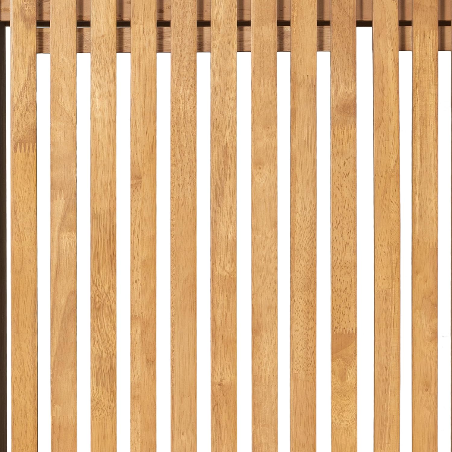 Christopher Knight Home Renata Queen Bed Frame with Grace Slat Headboard, Platform Bed with Side Cabinets, Wood Bed Frame Queen Size, Solid Stable Bedframe, No Box Spring Needed, Noise Free, Natural