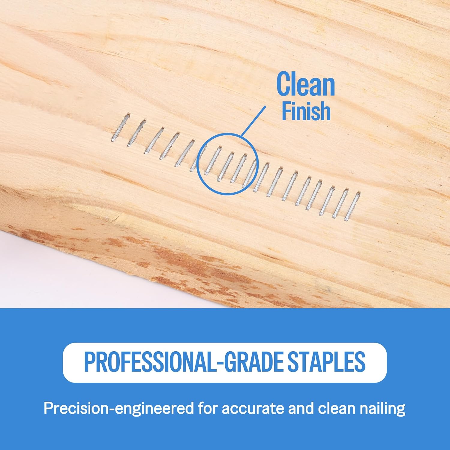 meite 71/04 22 Gauge 71 Series 3/8-Inch (9.1 mm) Crown 3/16-Inch (4 mm) Leg Length Galvanized Upholstery Staples for MT7105 Stapler, 10,020 Counts/Box (1 Case - 20 Boxes)