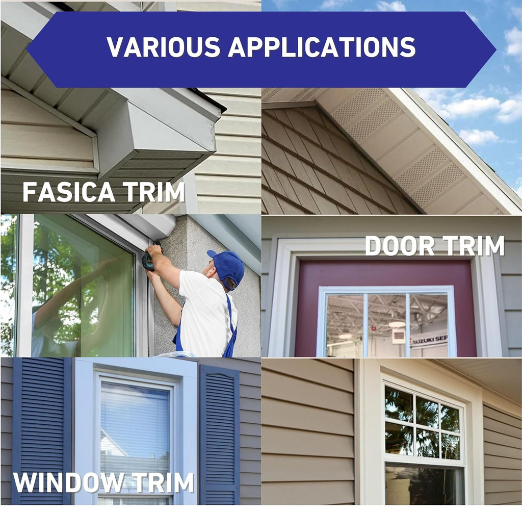 Eagle 1 Aluminum/Vinyl Siding Coil (Multiple Sizes) Each Roll Includes Free 1.25' Matching Stainless Steel Trim Nails - Fascia Cover- Aluminum Flashing Roll (12' x 50 FT, Burgundy)