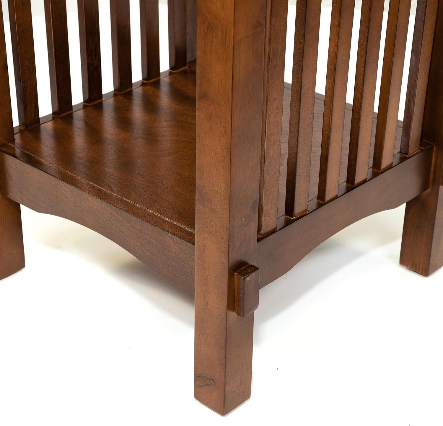 Furniture of America Liverpool 1-Drawer End Table, Antique Oak
