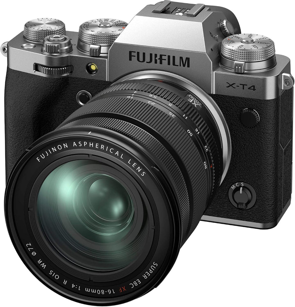 Fujfilm X-T4 Mirrorless Digital Camera XF16-80mm Lens Kit - Silver
