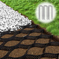 Gravel Grid 4.4x66.5 FT with 50Pcs Landscape Staples, 2'' Thick Geogrid Ground Grid 2200 lbs per Sq Ft Erosion Control Geo Grid for Driveway, Walkway, Horse Paddock, Patio, Parking Lot, Slope