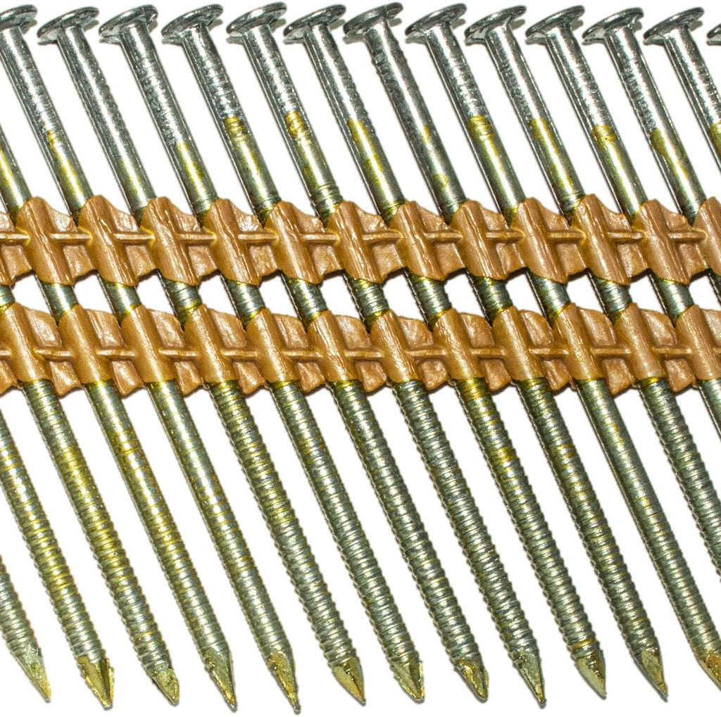 2-3/8' x .113 (8d) 21 Degree Plastic Collated Framing Nail in Plastic Strip - Full Box ~5000 Nails