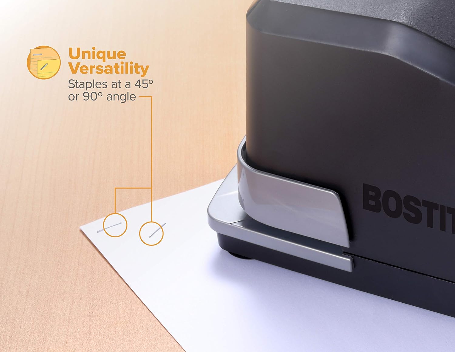 Bostitch Office Impulse Heavy Duty Electric Stapler Value Pack,45 Sheet Capacity,Includes 5,000 Staples & Staple Remover,No-Jam,Faster Stapling,Black,(Pack of 6)
