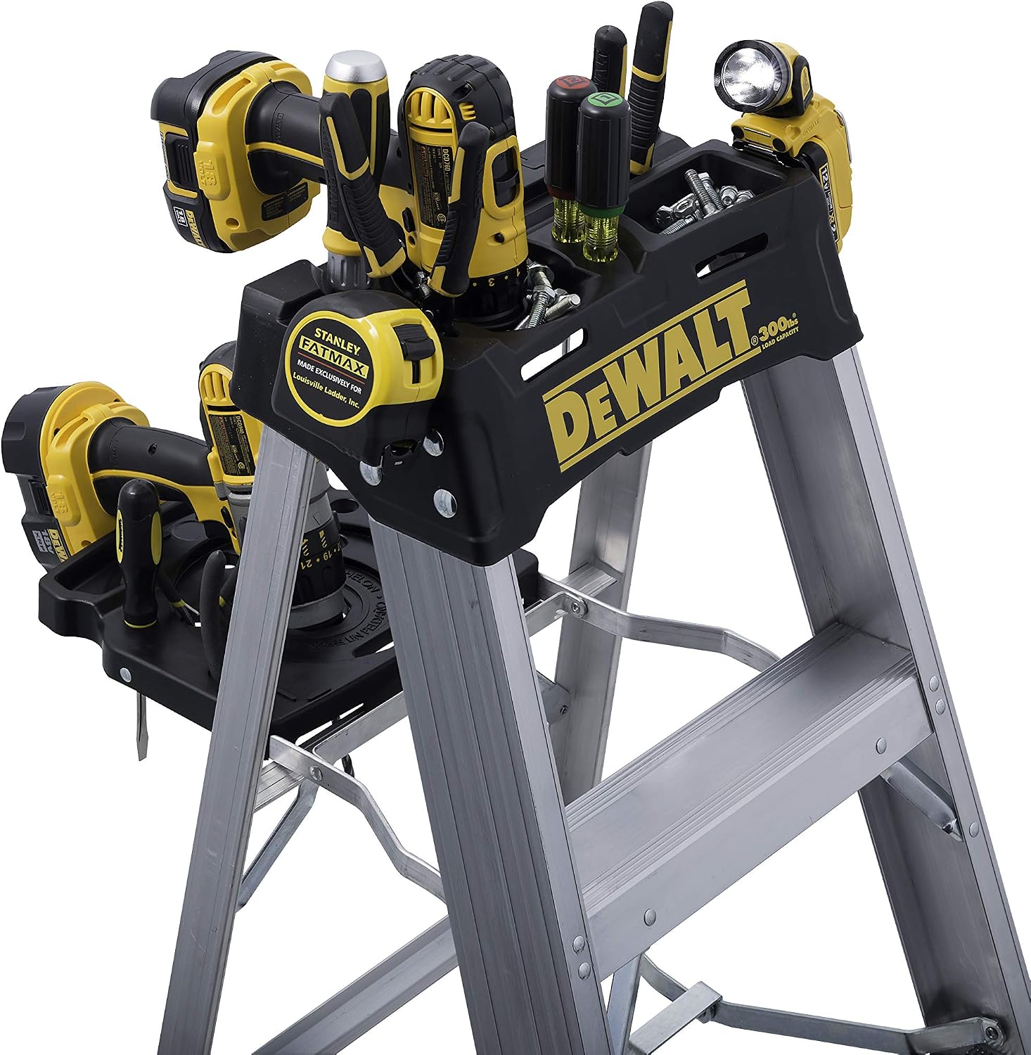 DeWalt 3-Foot Aluminum Step Ladder, 300-Pound Load Capacity, Type IA, DXL2010-03