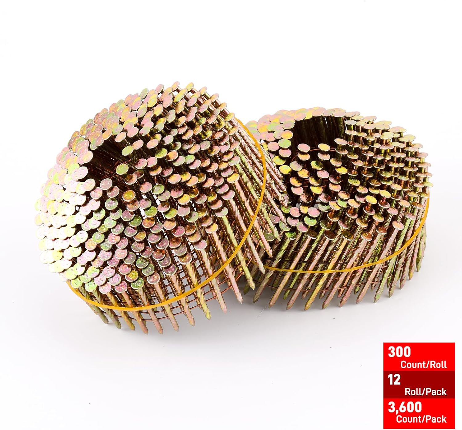 15 Gauge 1-1/4-Inch to 2-1/2-Inch Siding Nail Gun and 3600 Count 2' x .098 Coil Nails Set