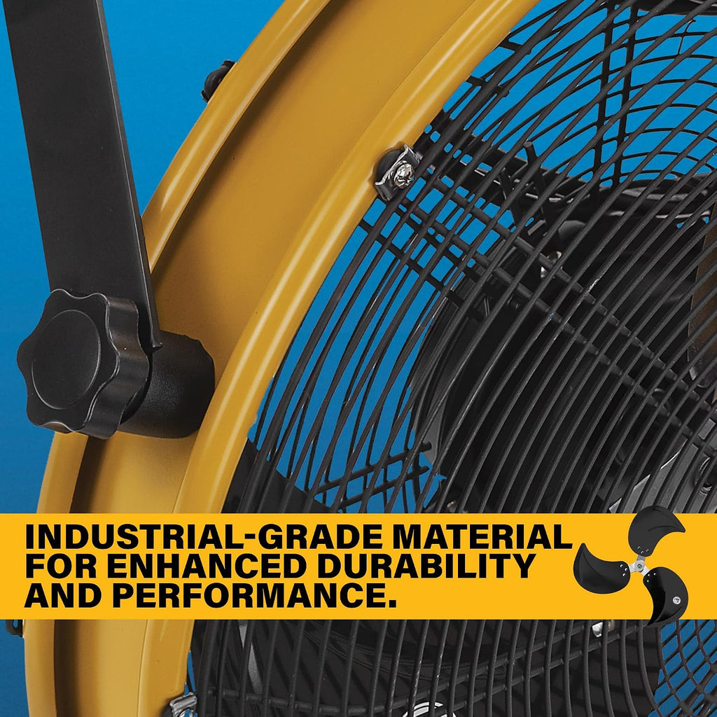 CAT fans - 18'-Blade Indoor/Outdoor IPX4 Weatherproof High-Velocity Wall Mounted Shroud Fan, 4,000 CFM, 3-Speed - For Industrial, Commercial, & Residential Use, cETL Certified (HVOD-18S-NG)