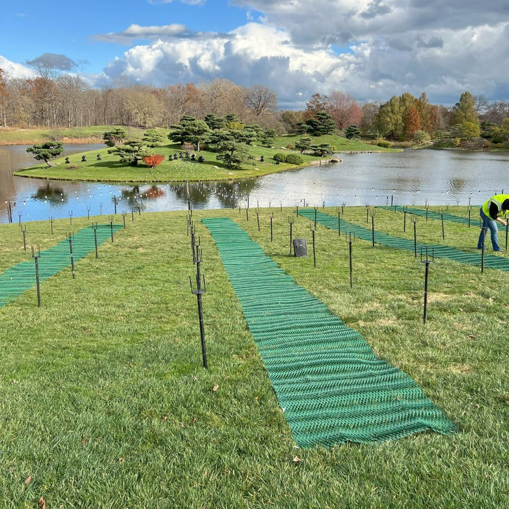 Grass Protection Mesh - 3'x50' Roll (150sf) - Reinforcement for Grass Parking, Driveways, Parking, Turf Protection