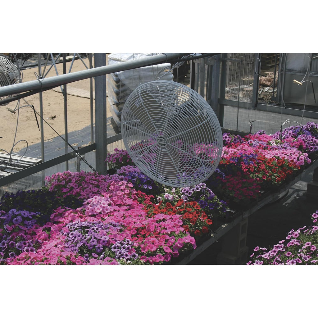 JANDD Manufacturing 20IN EZ Breeze HAF Basket Fan W/Bracket and Cord, 1/10 HP
