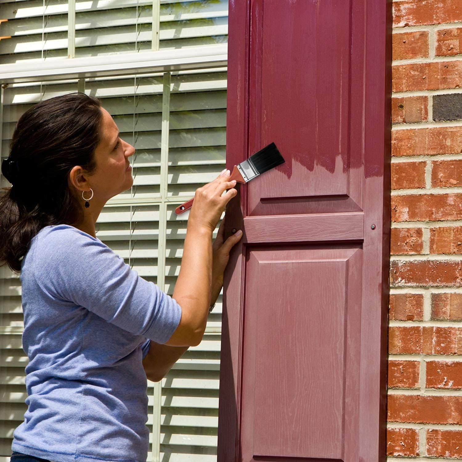 Premium Restorer-Restores Original Color & Rejuvenates Faded Shutters, Patio Furniture, Doors & More | Eco-Friendly |Lasts 10 Yrs.| Includes Powerful Cleaner | Gallon Kit
