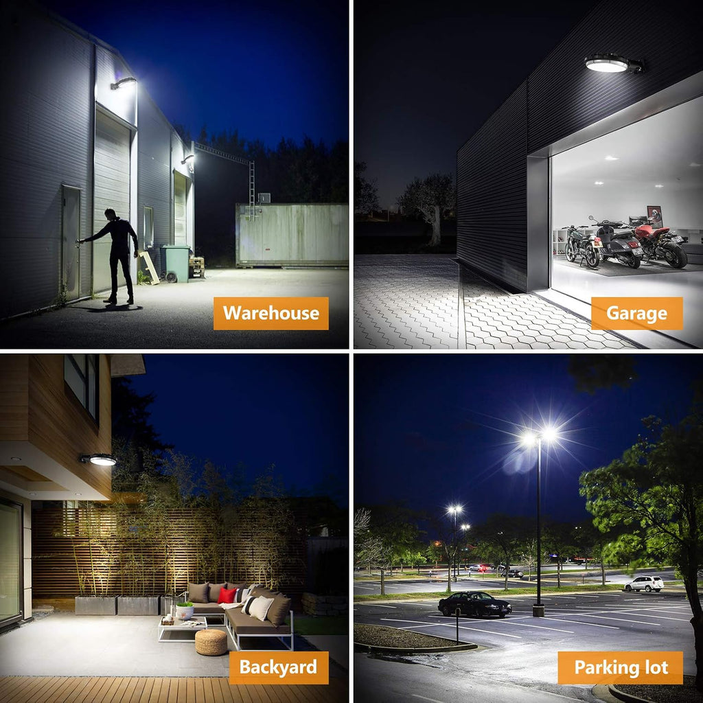 Viugreum 20 Pack 100W 12000LM LED Barn Light,Dusk to Dawn Outdoor Lighting, Garden Light Ip65 Waterproof 5000k Daylight (700w MH/HPS Replacement) Security Light with Photocell