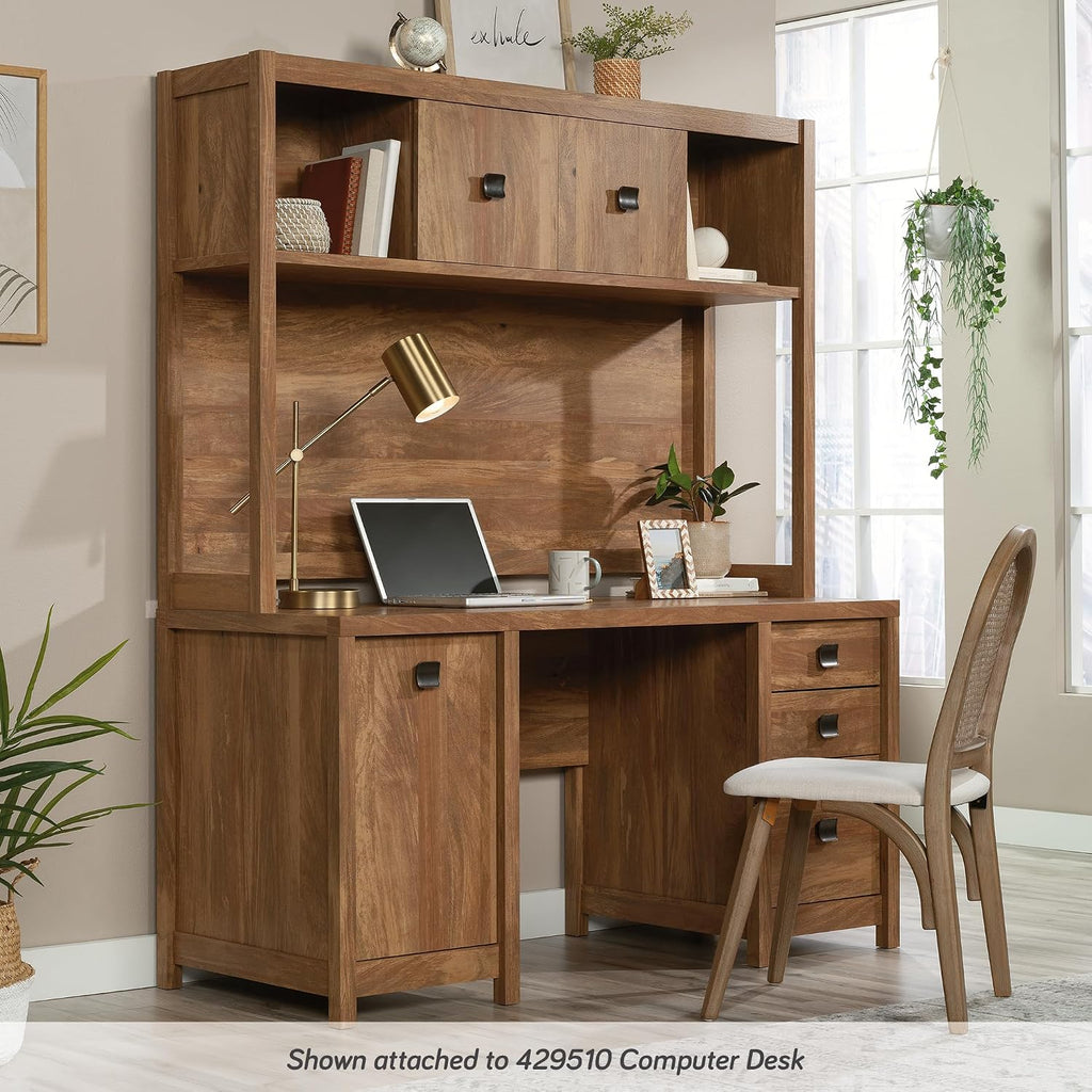 Sauder Cannery Bridge Commercial Office Hutch, Sindoori Mango Finish
