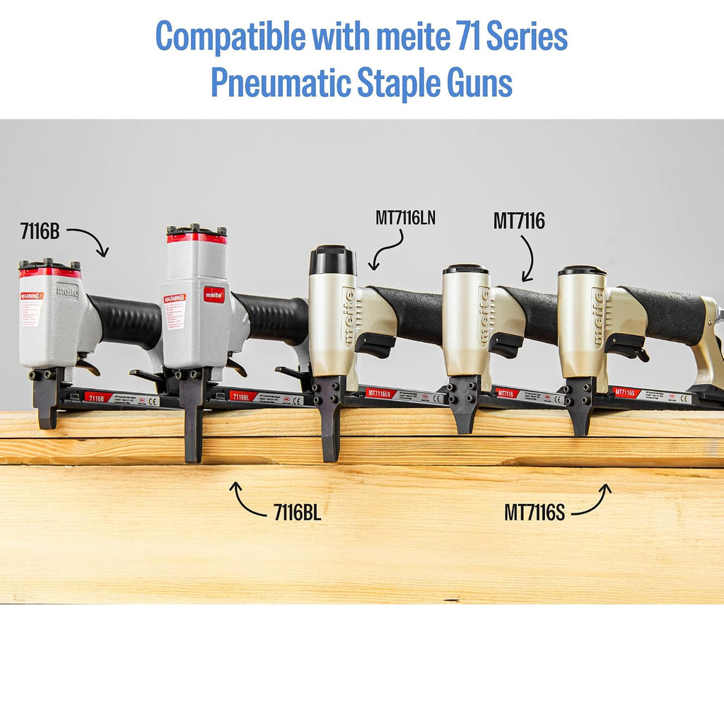 meite 71/10 22 Gauge 71 Series 316 Stainless Steel Upholstery Staples, 3/8-Inch (9.1 mm) Crown 3/8-Inch Length for Fine Wire Stapler Gun and Marine Upholstery (5 Boxes)