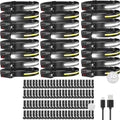 Aikertec 36 Pack Headlamp, 230°Beam Headlamp for Adults, Super Bright Camping Headlamp & Spotlight, Motion Sensor, Lightweight Headlights Flashlight for Hardhat, Running