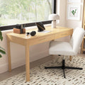Bush Home Vera 54W Writing Desk, Home Office Furniture, Vera Collection, Natural White Oak