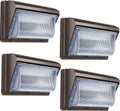 ledmo LED Wall Pack Lights Repalces 800W HPS/HID Light 4 Pack 15600LM Outdoor Commercial Lighting Fixture 120W Waterproof Wall Mount Security Lighting 5000K