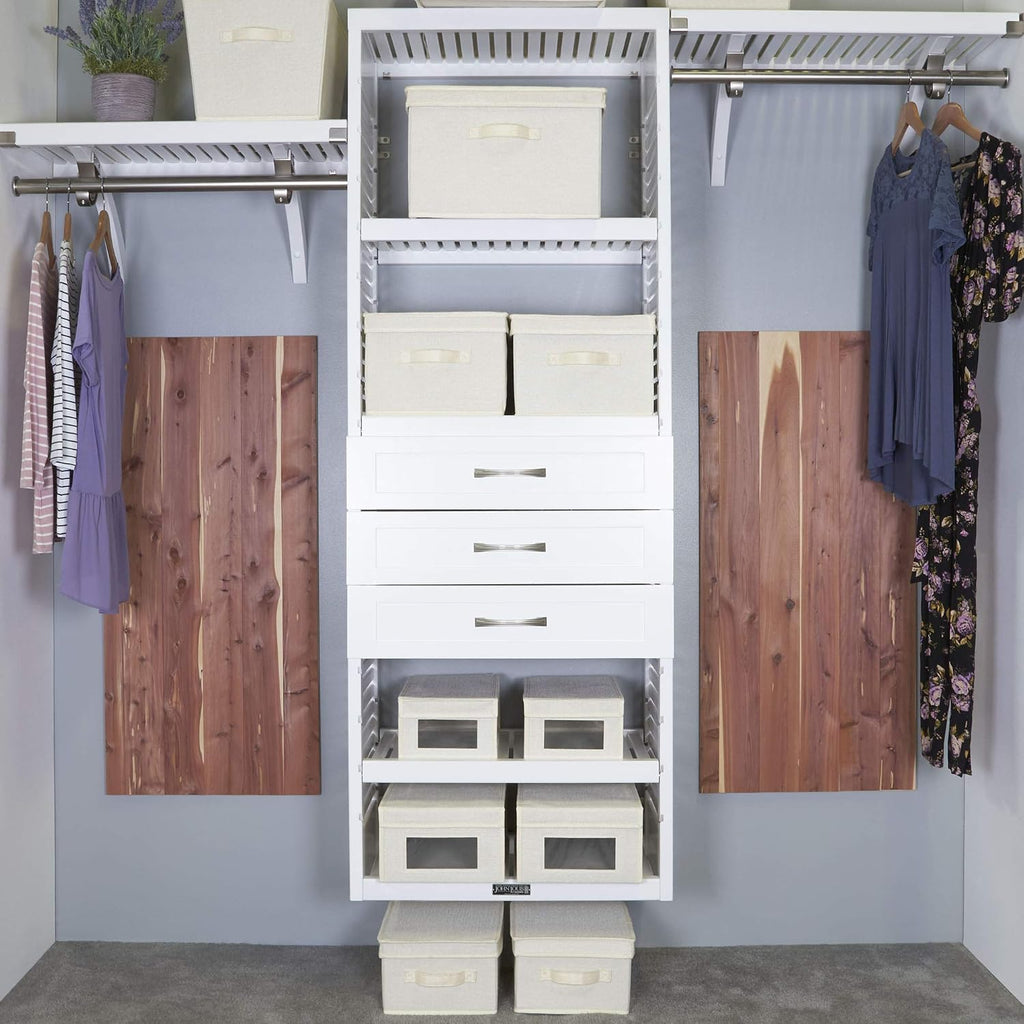 Household Essentials Cedar Fresh Cedar Panels for Closet 2 Pack, Bracket-Free with a Variety of Potential Uses, Natural