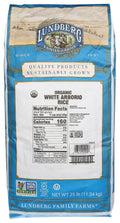 Lundberg Family Farms, Rice Arborio White California Organic, 400 Ounce