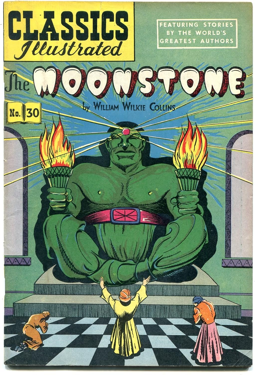 Classics Illustrated #30 HRN 60- MOONSTONE- comic book FN