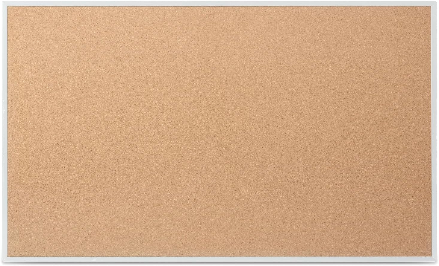 Staples Cork Bulletin Board, 5 x 3 Feet, Aluminum Frame, Vertical or Horizontal Mount, Self-Healing Surface