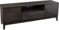 SEI Furniture Brenting w/Storage Media Stand, Graywashed (AMZ3156901SM)
