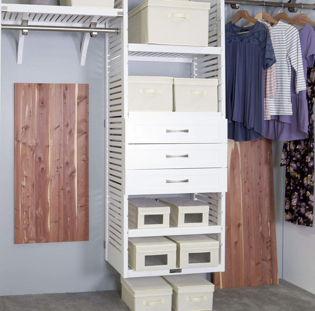 Household Essentials Cedar Fresh Cedar Panels for Closet 2 Pack, Bracket-Free with a Variety of Potential Uses, Natural