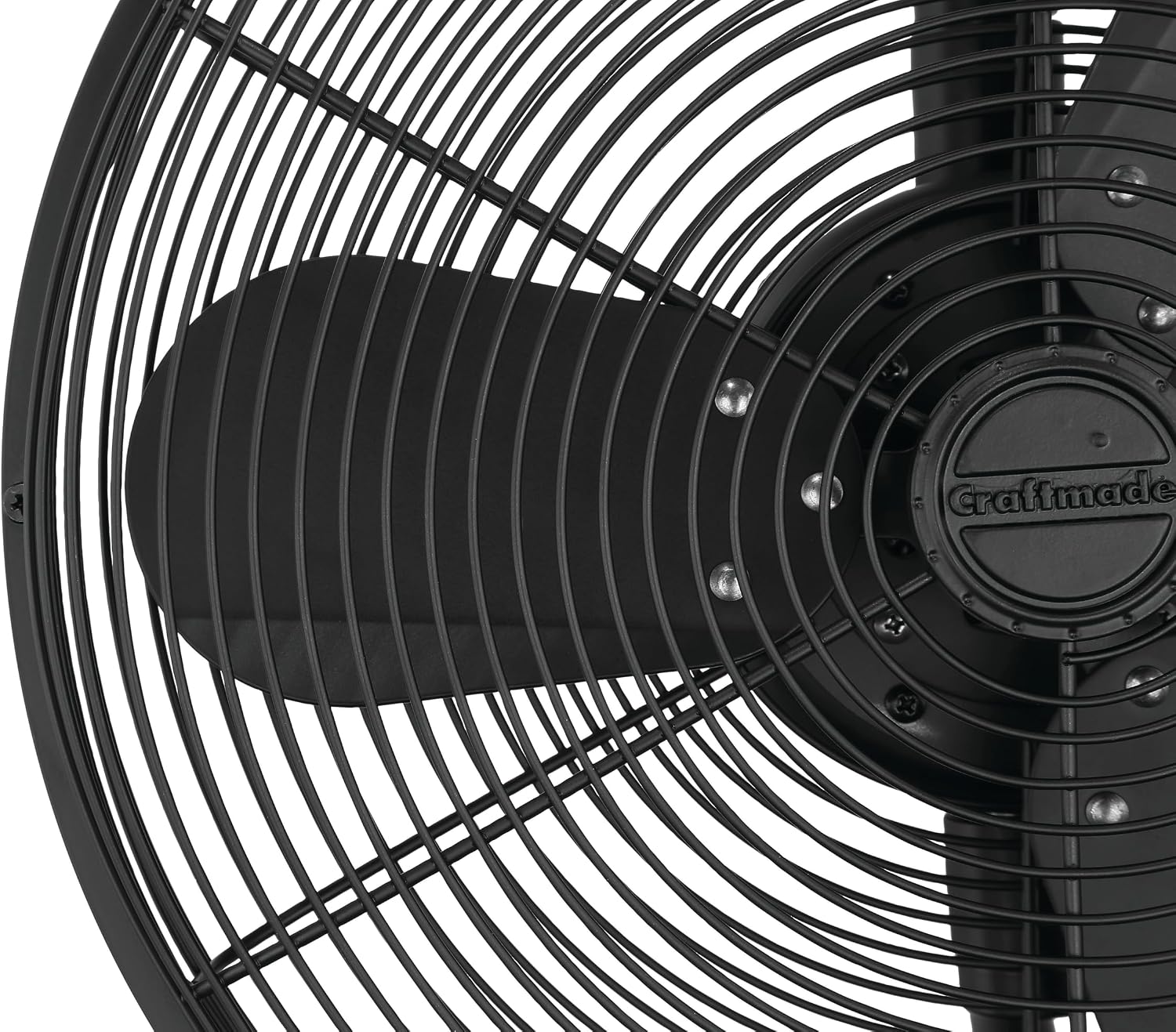 Craftmade Bellows I Indoor/Outdoor 14' Flat Black Finish Oscillation Wall Fan (Plug-in)