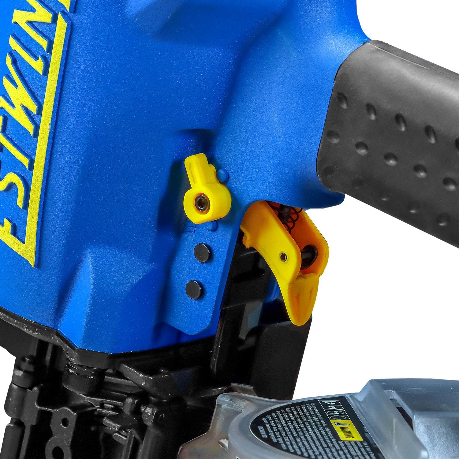 Estwing ECN90 Pneumatic 15 Degree 3-1/2' Coil Framing Nailer with 1/4' NPT Industrial Swivel Fitting and Bag