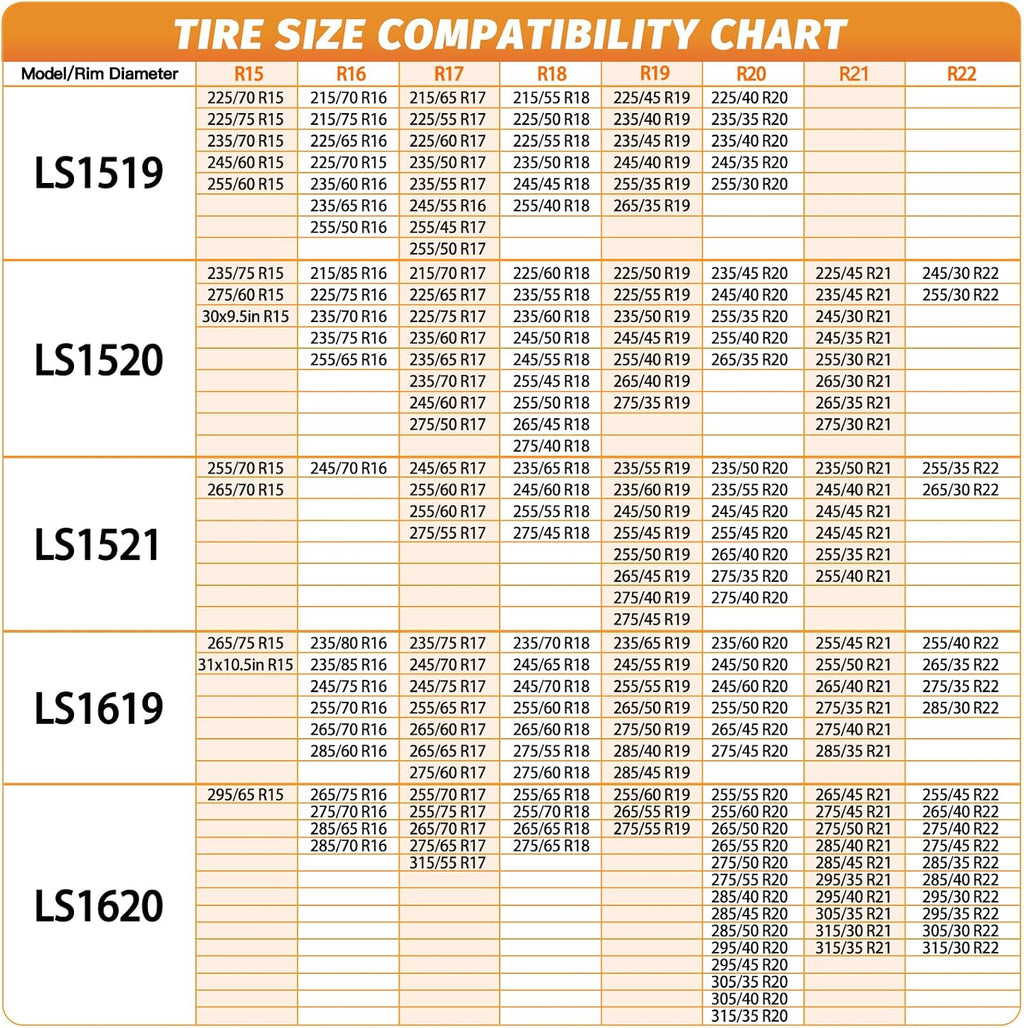 DEDC Auto Lock Snow Tire Chains,50s Quick Easy,Enhanced Manganese Steel Alloy,Endurance Life 650 Mi for Car SUV and Pickup Truck 245 255 265 275 295 315 Set of 2 (LS1619)