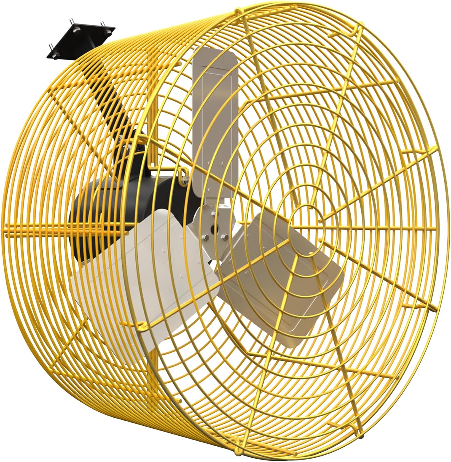 Greenhouse Circulation Fan Air Circulation Fan 1/3 HP 115V Ceiling Wall Mount Fan High Speed Circulation Fan for Greenhouse, Warehouse, Patio, Garage 5470CFM, ETL Listed