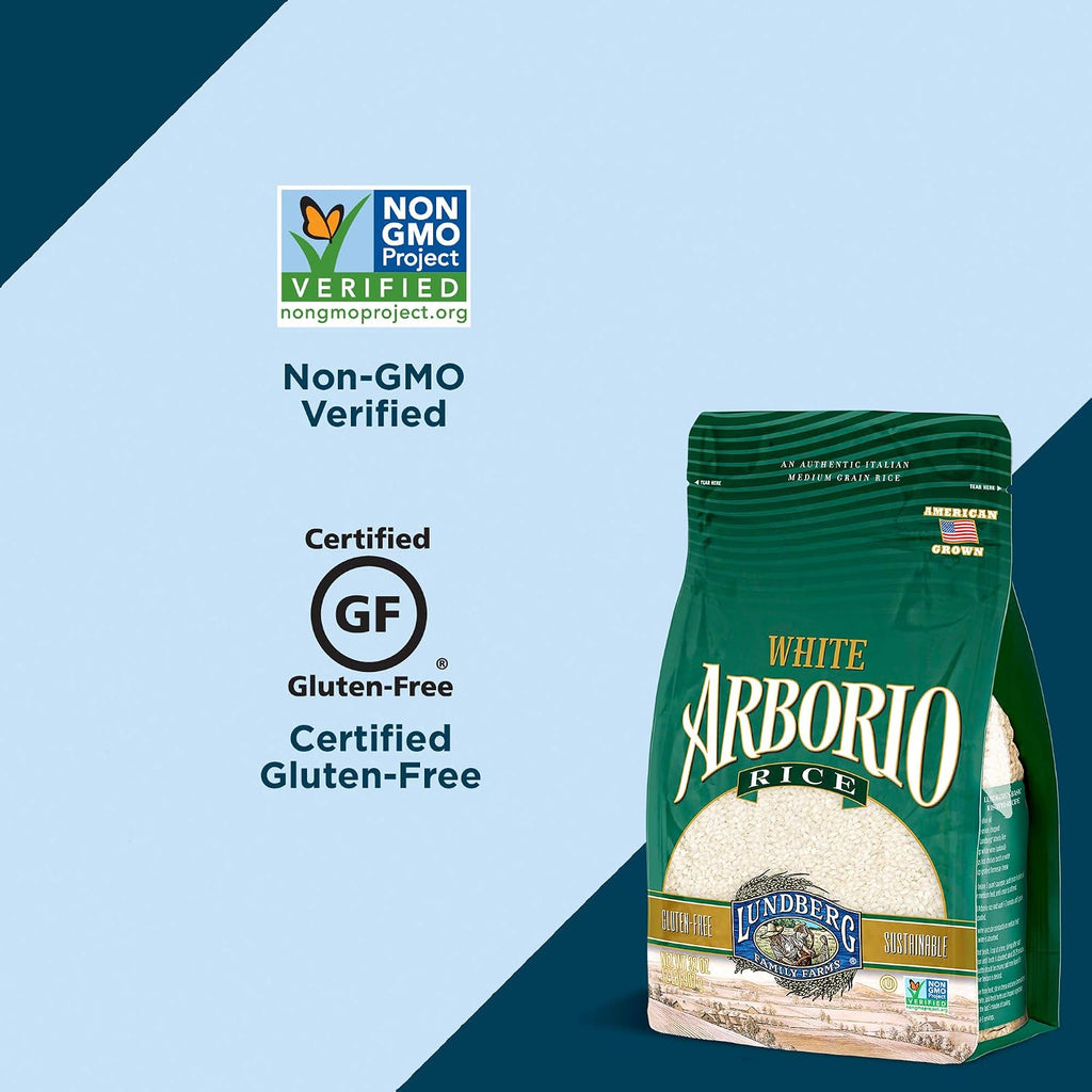 Lundberg Family Farms, Rice Arborio White California Organic, 400 Ounce