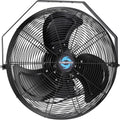 Tornado 18 Inch Outdoor IPX4 Water-Resistant Wall Mounted Fan, 3 Speed High Velocity Metal Industrial Wall Fan For Commercial, Residential and Greenhouse, 1/6 HP 6.6 FT Cord UL Safety Listed, Black