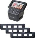 Magnasonic All-in-One 24MP Film Scanner With Large 5' Display & HDMI, Long Tray 35mm Slide Holders, Converts 35mm/126/110/Super 8 & 135/126/110 Slides Into Digital Photos, Built-in Memory