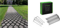 VIVOSUN 3'' Depth Ground Grid and 6 Inch 100-Pack Landscape Staples, Galvanized Steel Garden Stakes 11 Gauge U-Shaped Pins for Weed Barrier Fabric, Soaker Hose, Holding Fence