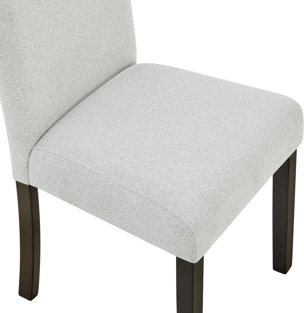 New Classic Furniture Carissa 6-Piece Wood Rectangle Dining Set in Stone