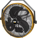CAT fans - 18'-Blade Indoor/Outdoor IPX4 Weatherproof High-Velocity Wall Mounted Shroud Fan, 4,000 CFM, 3-Speed - For Industrial, Commercial, & Residential Use, cETL Certified (HVOD-18S-NG)