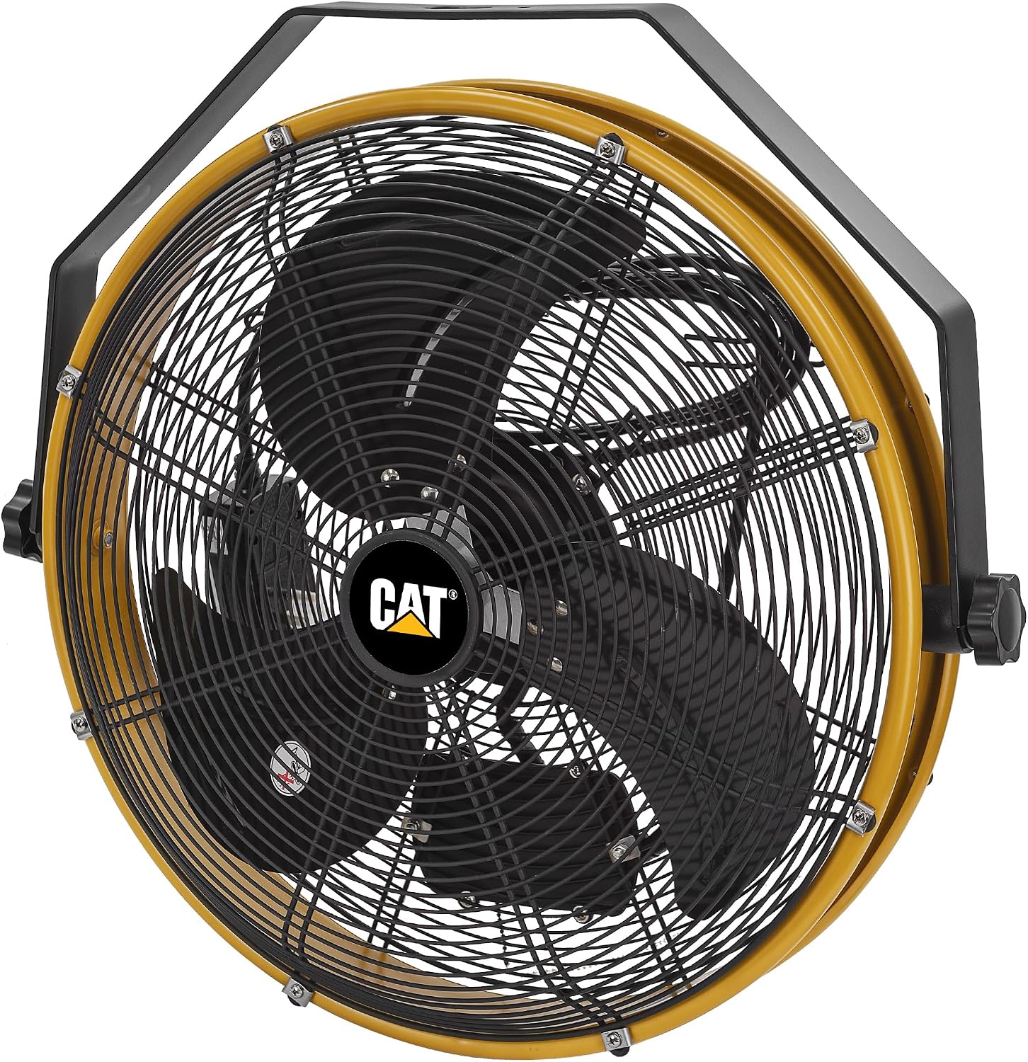 CAT fans - 18'-Blade Indoor/Outdoor IPX4 Weatherproof High-Velocity Wall Mounted Shroud Fan, 4,000 CFM, 3-Speed - For Industrial, Commercial, & Residential Use, cETL Certified (HVOD-18S-NG)