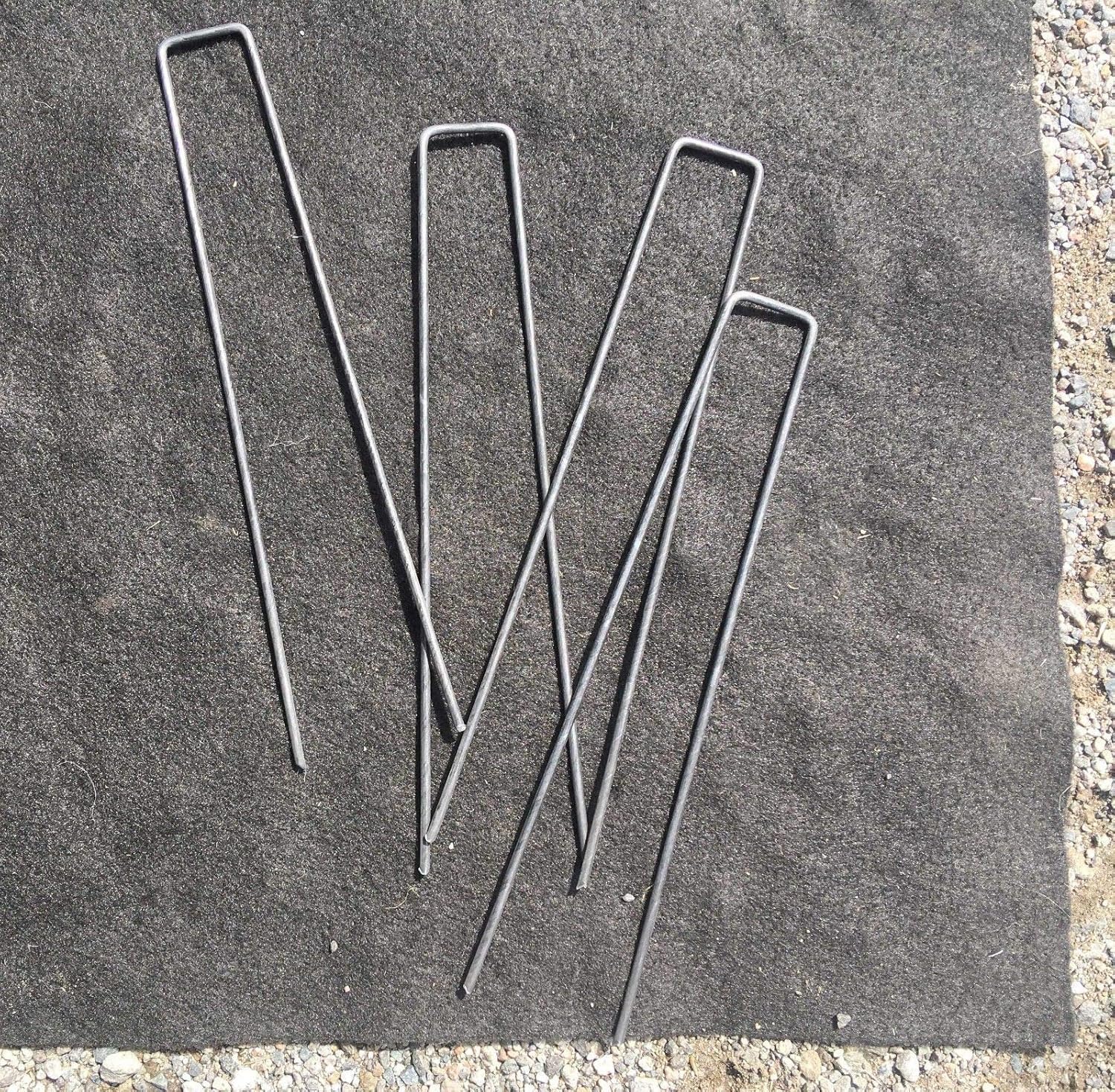 Sandbaggy 9-inch Extra Long Landscape Staples - Galvanized Anchors ~ Great for Soft Sandy Soil (500)
