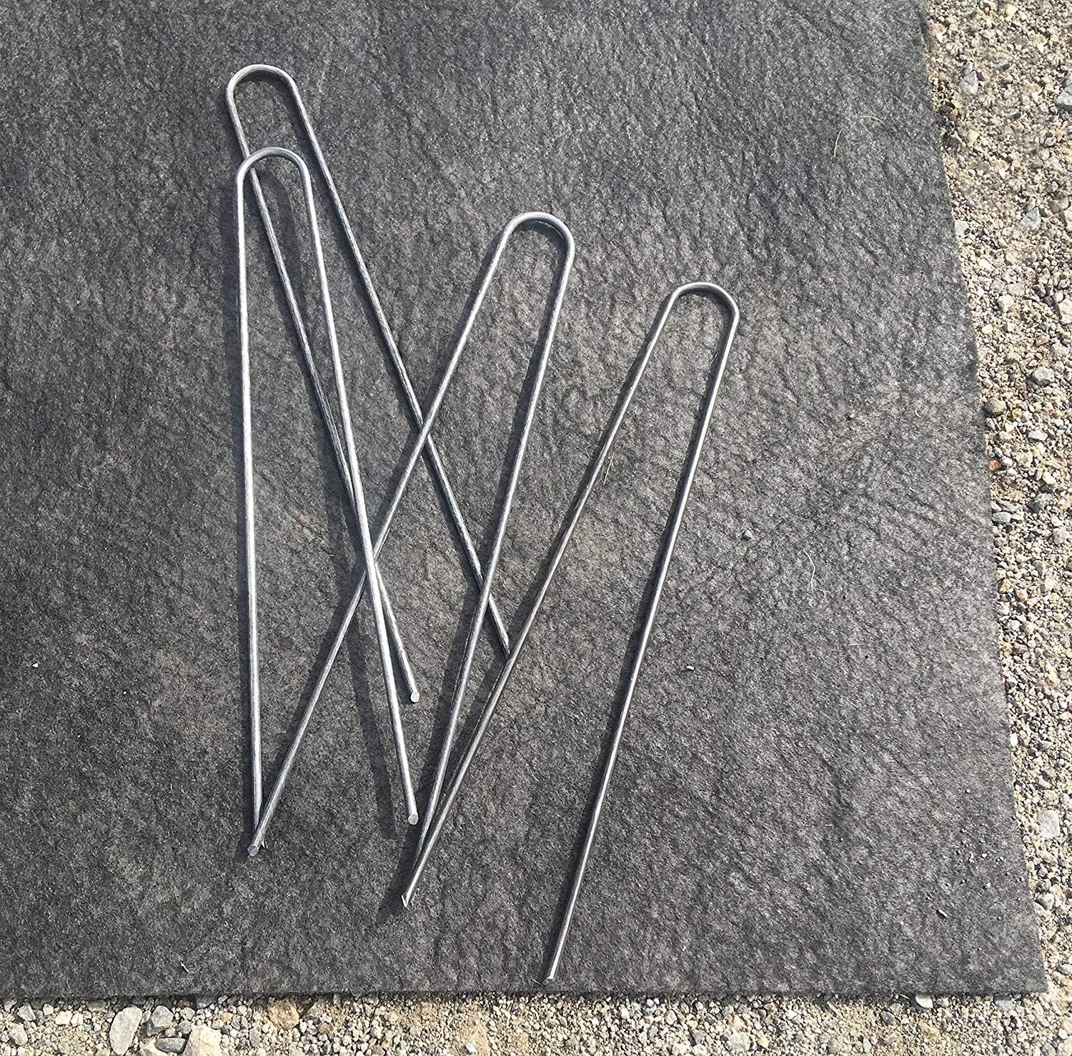 Sandbaggy 12 inch Extra Long Landscape Staples~ Landscape Fabric Pins, Ground Cover -Garden Lawn Stakes Heavy Duty - Fence Anchors - Lawn Nails - (10000 Staples)
