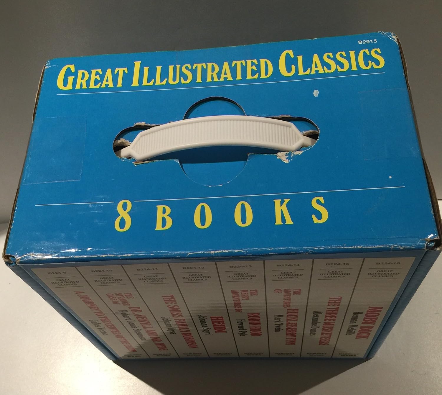 Great Illustrated Classics - 8 Book Set - Black Beauty, Treasure Island, David Copperfield, The Jungle Book, The Hunchback of Notre Dame, Ivanhoe, White Fang, Tales of Mystery and Terror