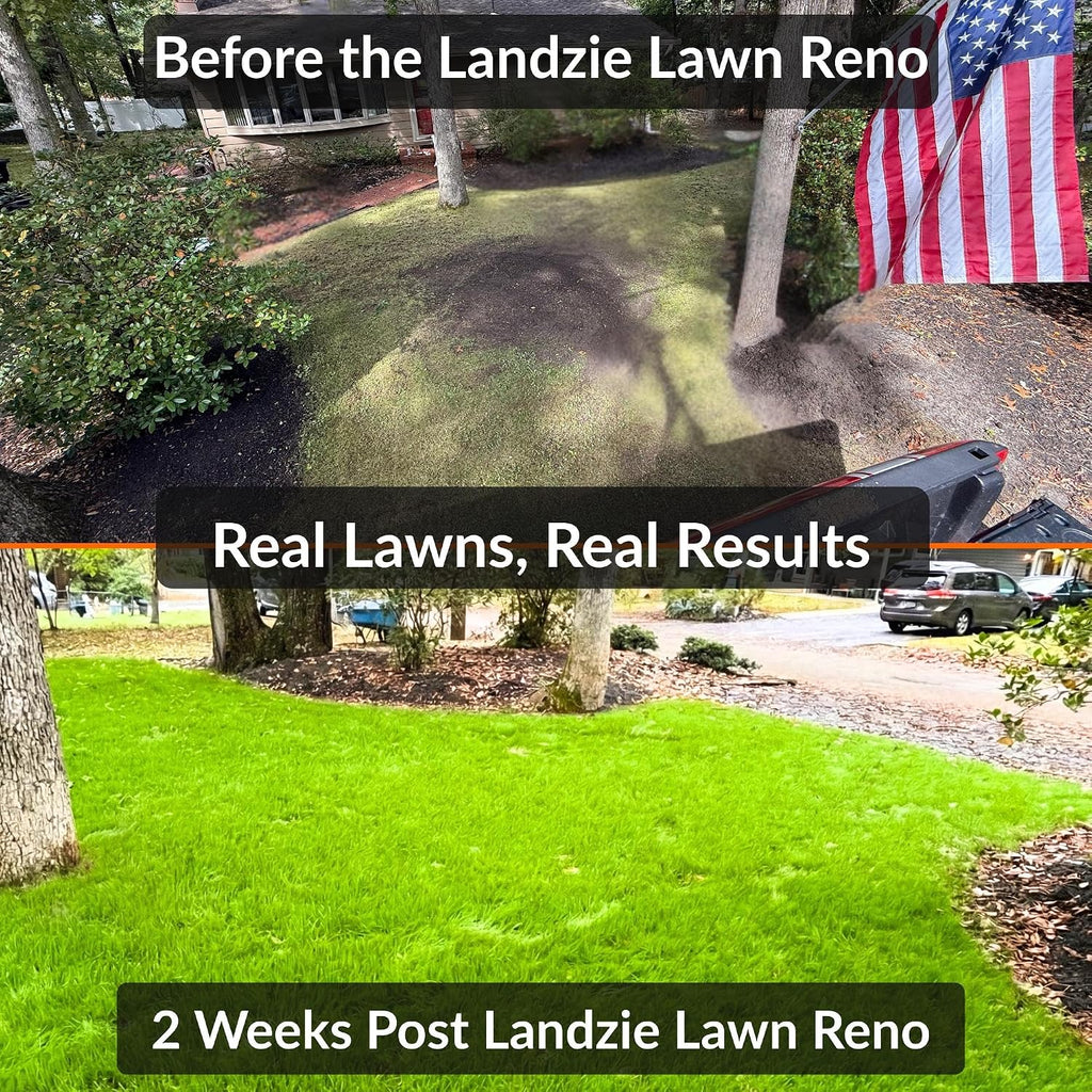 Landzie Overseeder - Rotary Cultivator Overseed Tool – Cuts Precise Channels in Soil to Improve Seed-to-Soil Contact and Boost Grass Seed Germination – Ideal for Reseeding and Soil Prep of your Greens