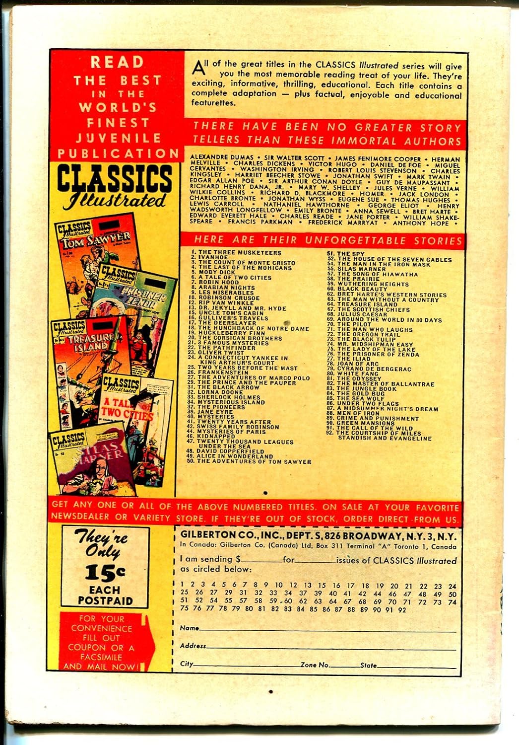 Classics Illustrated #40 HRN 92 1947-Gilberton-Poe-Pit & Pendulum-Usher-VF+