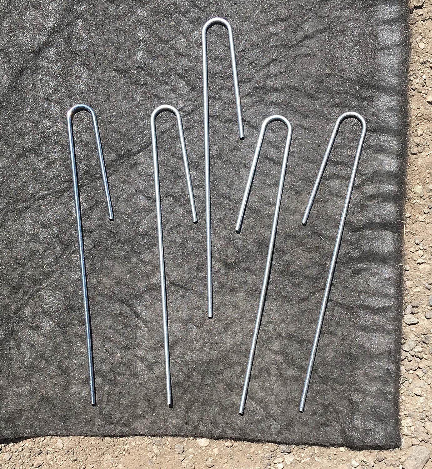 Sandbaggy DRIP TUBING Stakes Landscape Staples | 5 inch Length | Drip Anchors | Landscape Pins | Lawn Nails | Garden Stakes | Hold Drip Tubing Up to 1/4' Diameter | 14-Gauge Standard | Pack of 5000