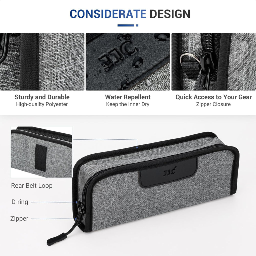 JJC Negative Film Digitizer with Durable Film Storage Pouch for 135 35mm Film, Negative to Digital Converter with Adjustable Brightness LED Backlight & Slider Rail
