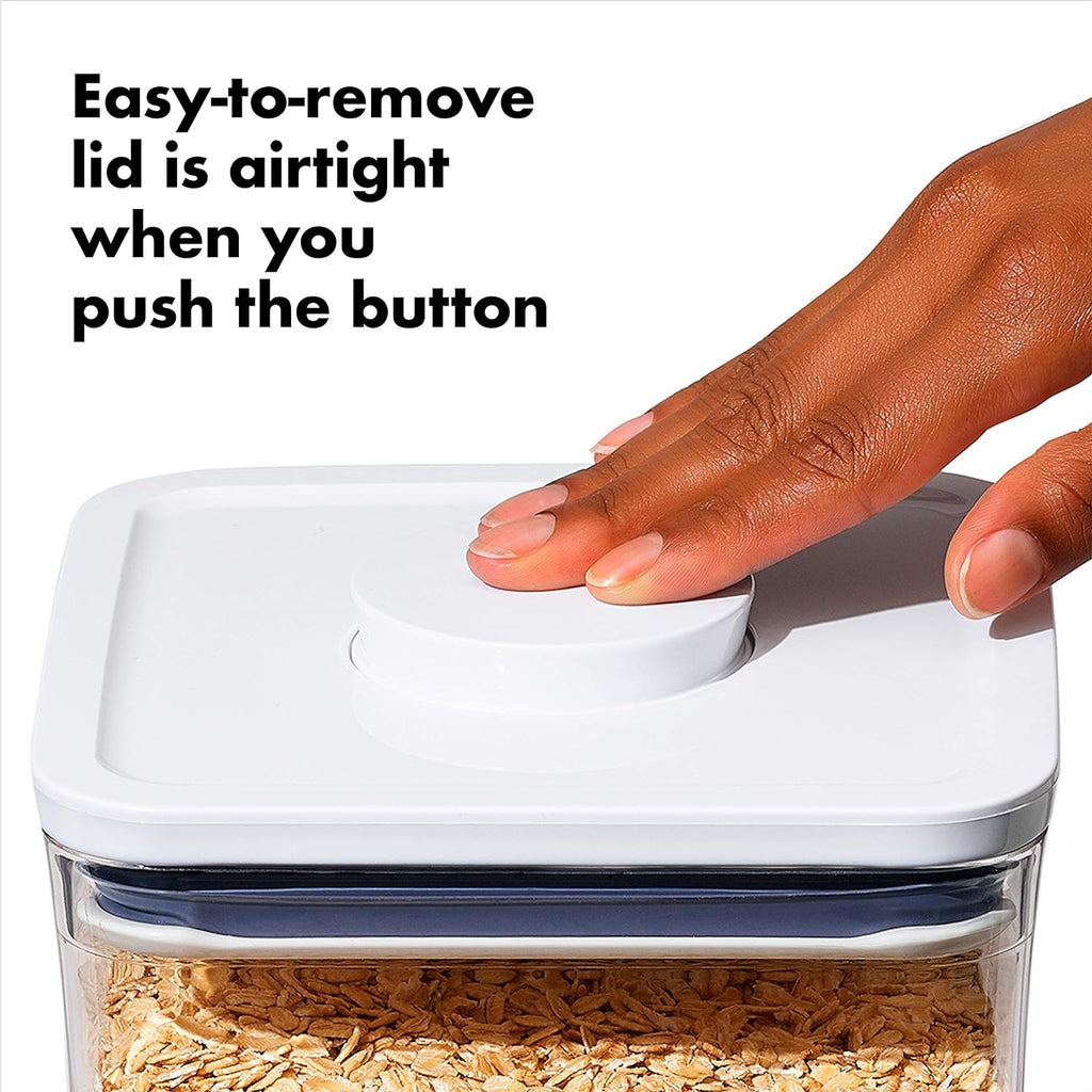 OXO Good Grips Storage Container Airtight | Stackable | For Pantry Organization | Dishwasher Safe | 5 Piece Set, Pack of 2