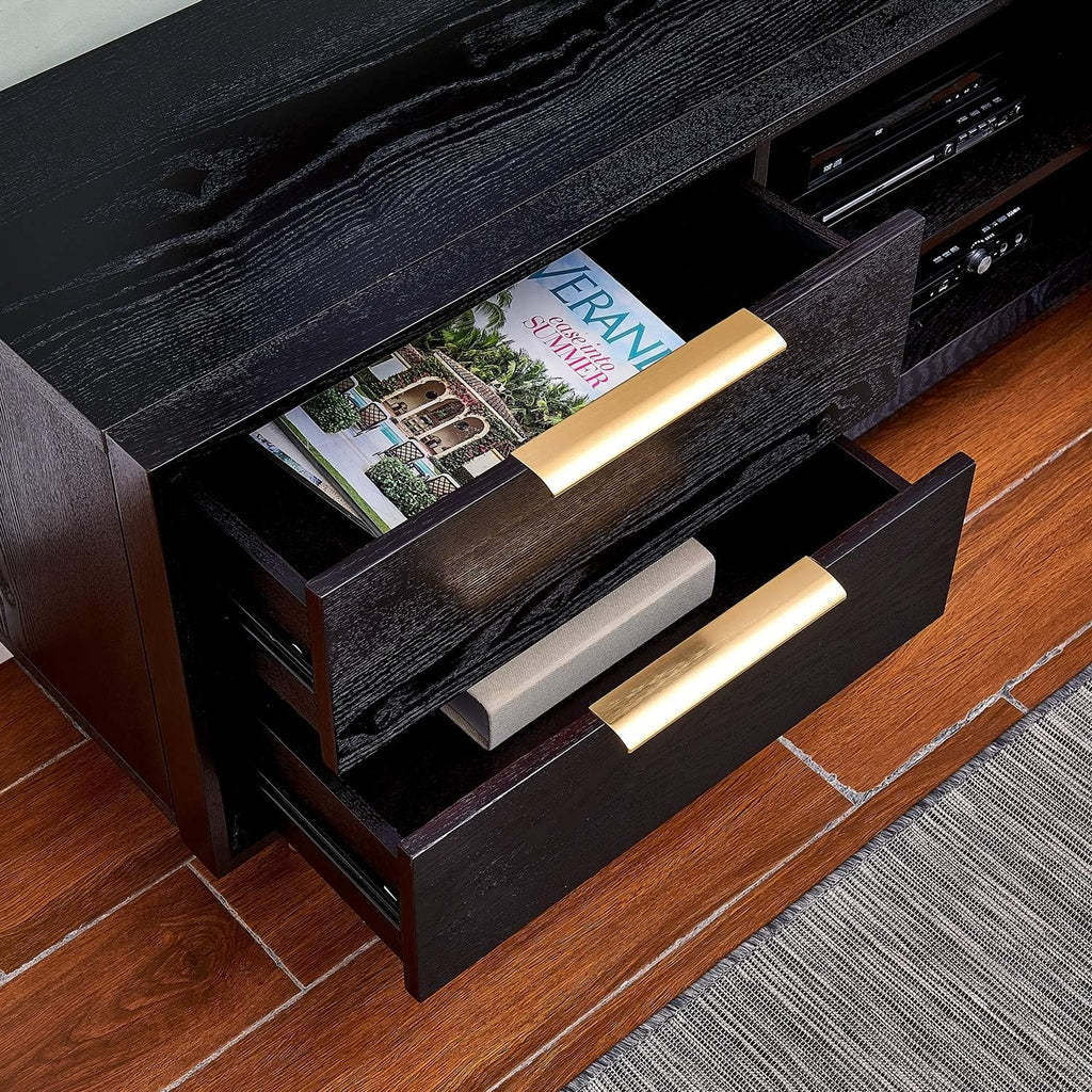 SEI Furniture Malone Black console table,