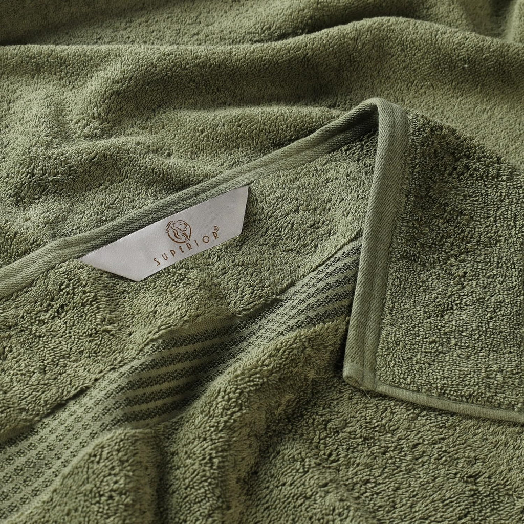 Superior Egyptian Cotton Bath Sheet Set, Oversized Towels for Home Bathroom, Master, Guest Bath, Decor Essentials, Quick Dry, Absorbent, Large Body Towel, Spa, Hotel, Resort, Set of 2, Forest Green