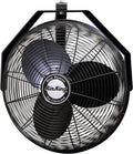 Air King 9518 18-Inch Industrial Grade Wall Mount Fan, 1/6-Horsepower,Black