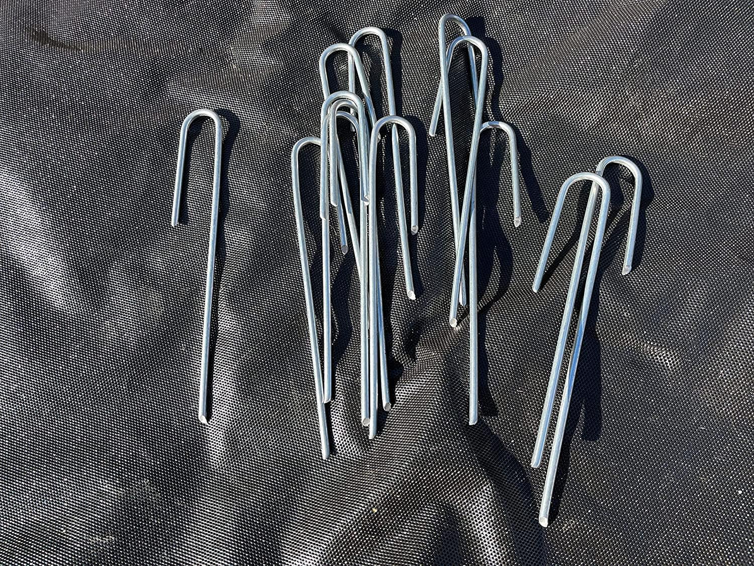 Sandbaggy 1500-Pack DRIP TUBING Stakes Landscape Staples | 5 inch Length - 11 Gauge Heavy Duty | Drip Anchors | Landscape Pins | Garden Lawn Nails | Designed to Hold Drip Tubing Up to 1/2' Diameter