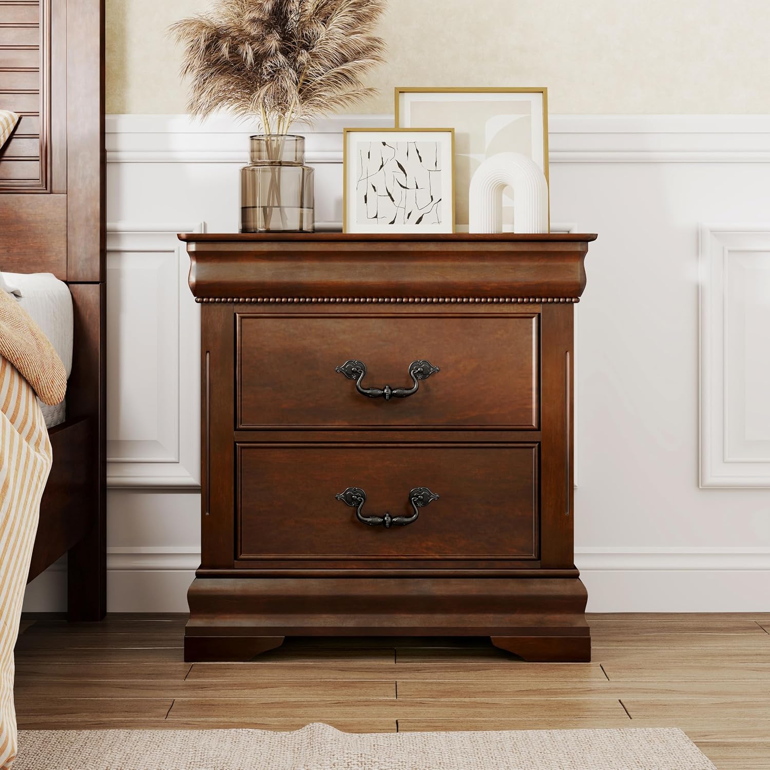 24/7 Shop at Home , nightstands, Cherry Lumis